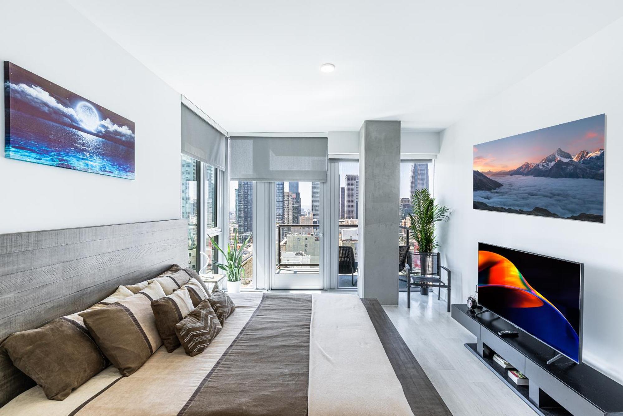 Top Floor High Rise 3 Bed Dtla Skyscraper Penthouse Лос-Анджелес Экстерьер фото